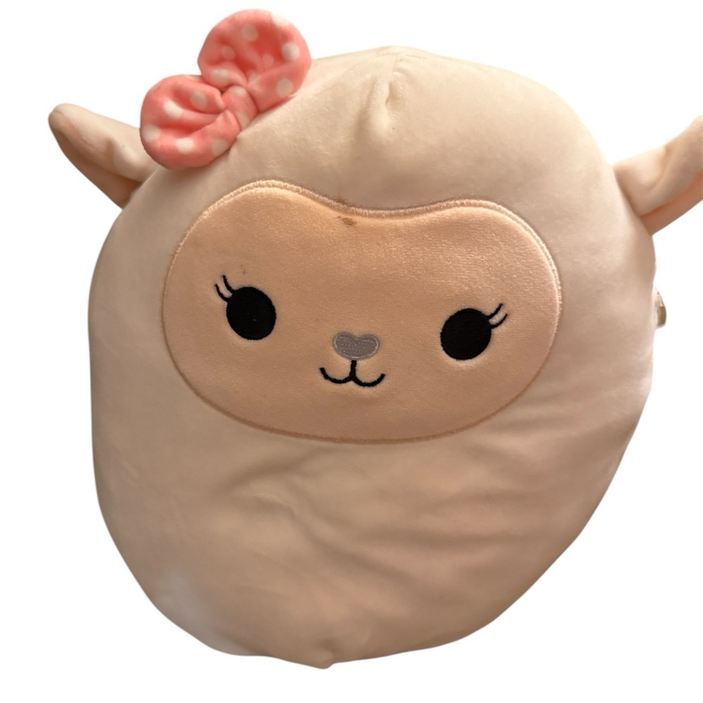 Squishmallows Pink and Cream Stuffed Lamb